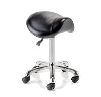 REM Saddle Stylist Stool without Back (Black only)